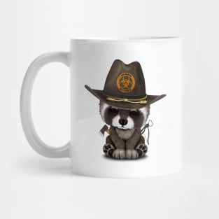 Baby Raccoon Zombie Hunter Mug